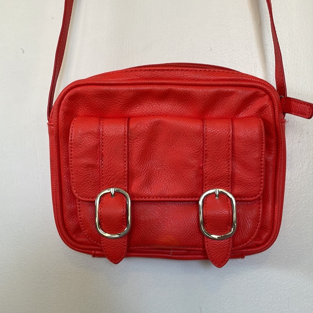 Old Navy red orange crossbody bag